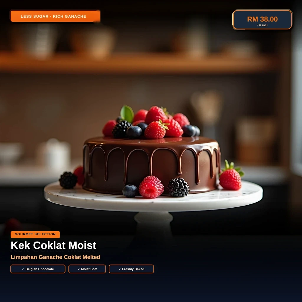 Poster Kek & bakery dijana oleh Karya