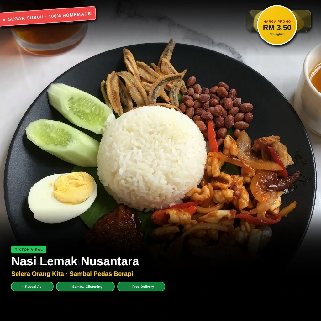 Poster Nasi lemak dijana oleh Karya